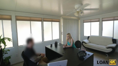 Shaved amateur POV doggy fucks in office